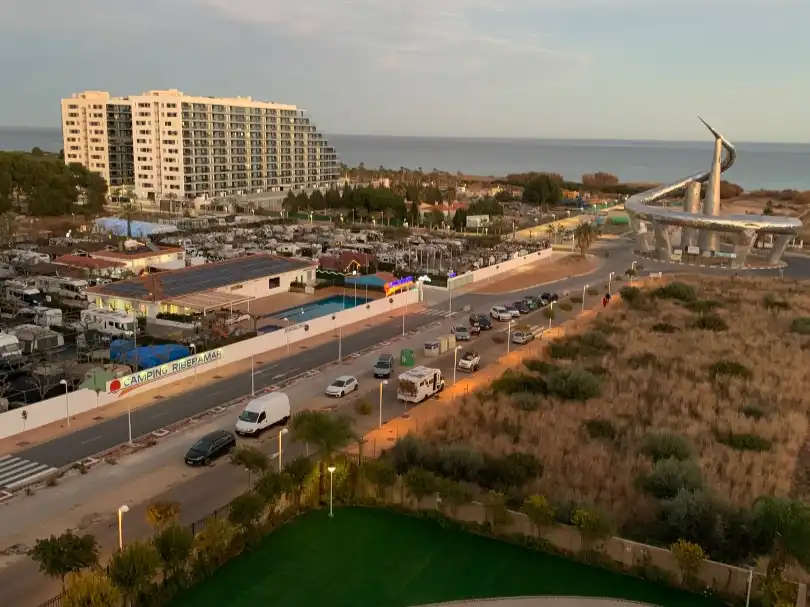 Vista exterior de Pis de lloguer en Oropesa del Mar / Orpesa amb Aire condicionat, Calefacció i Terrassa