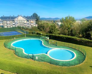 Swimming pool of Flat for sale in Bárcena de Cicero  with Heating, Furnished and Oven