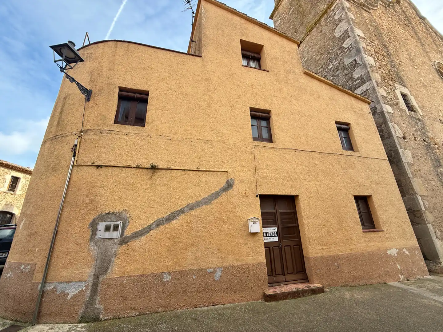 Vista exterior de Casa adosada en venta en Regencós con Terraza