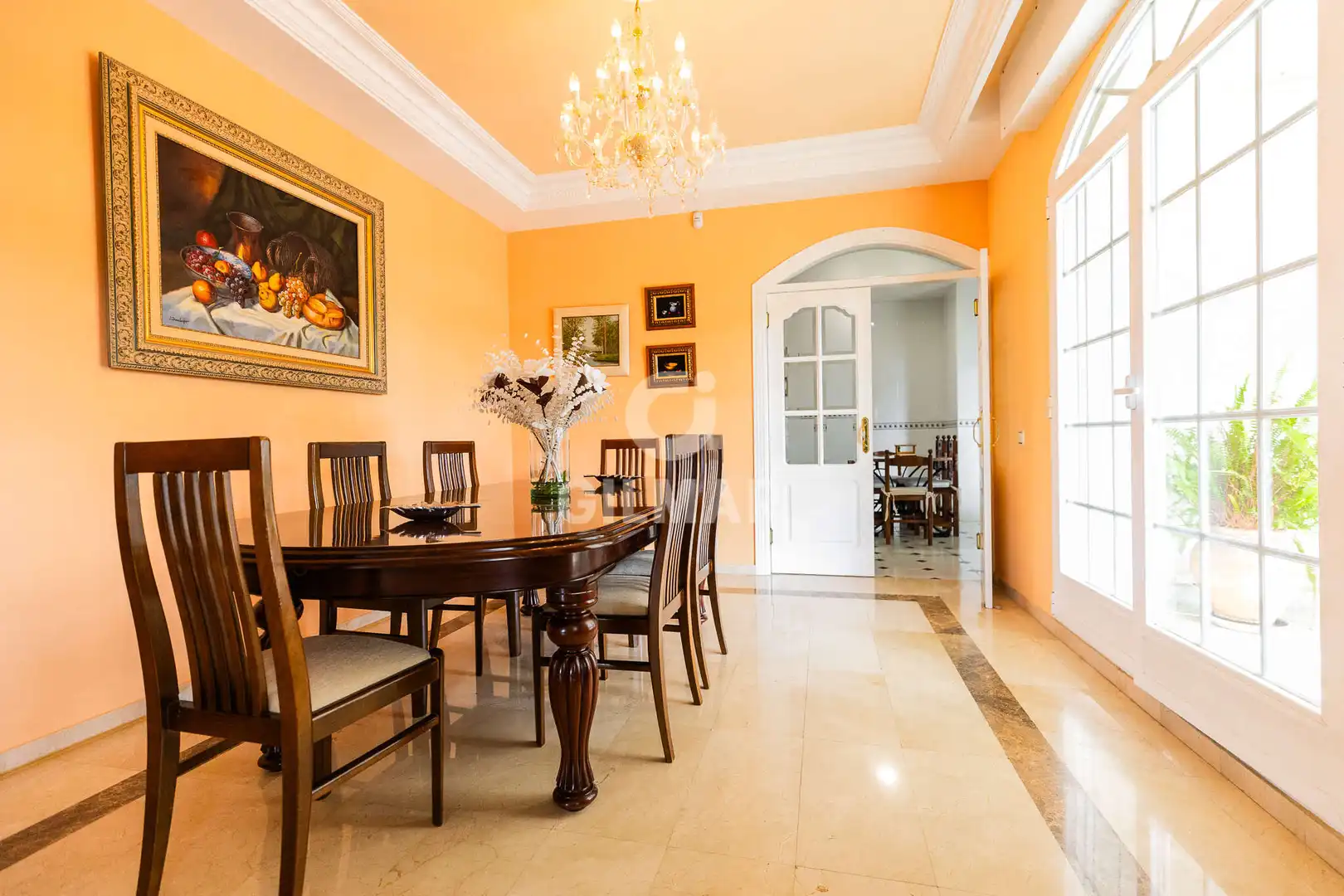 Dining room of Houses for sale in Collado Villalba  with Heating, Private garden and Swimming Pool