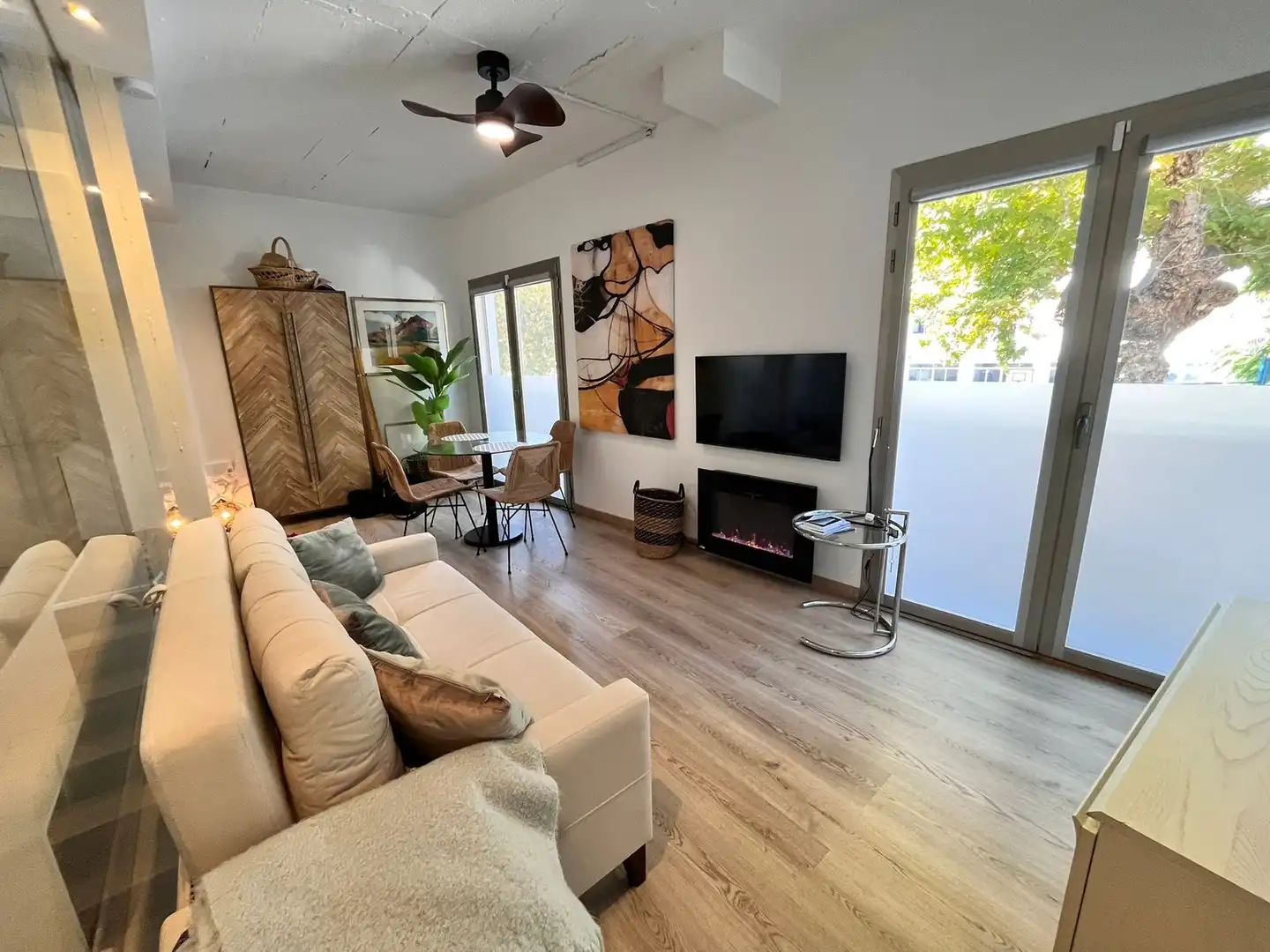 Sala de estar de Ático en venta en Marbella con Aire acondicionado y Terraza