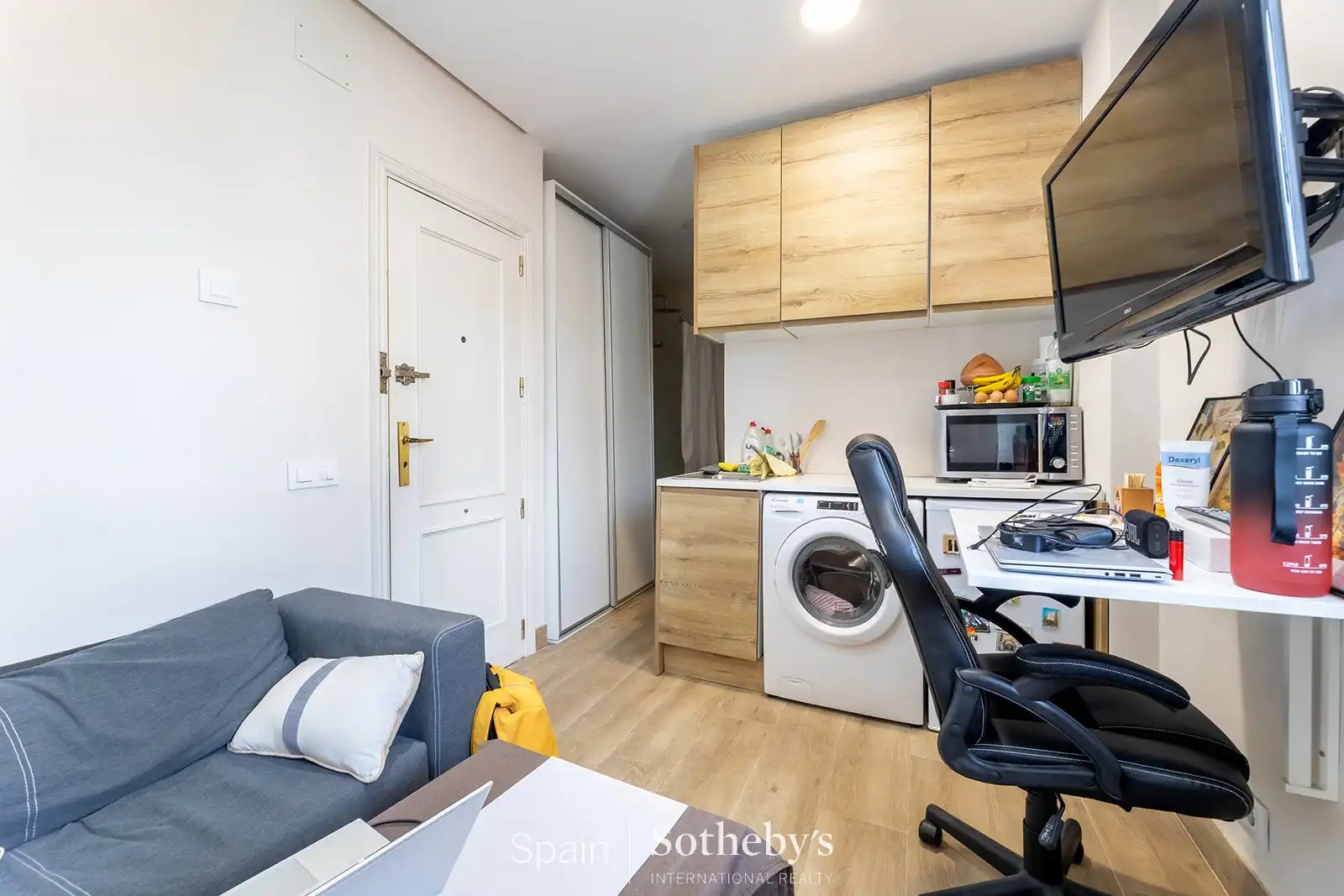 Sala d'estar de Àtic en venda en Madrid amb Aire condicionat, Calefacció i Jardí privat