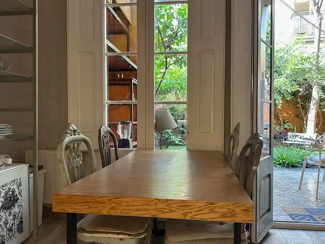 Comedor de Casa o chalet de alquiler en Barcelona con Aire acondicionado, Calefacción y Jardín privado