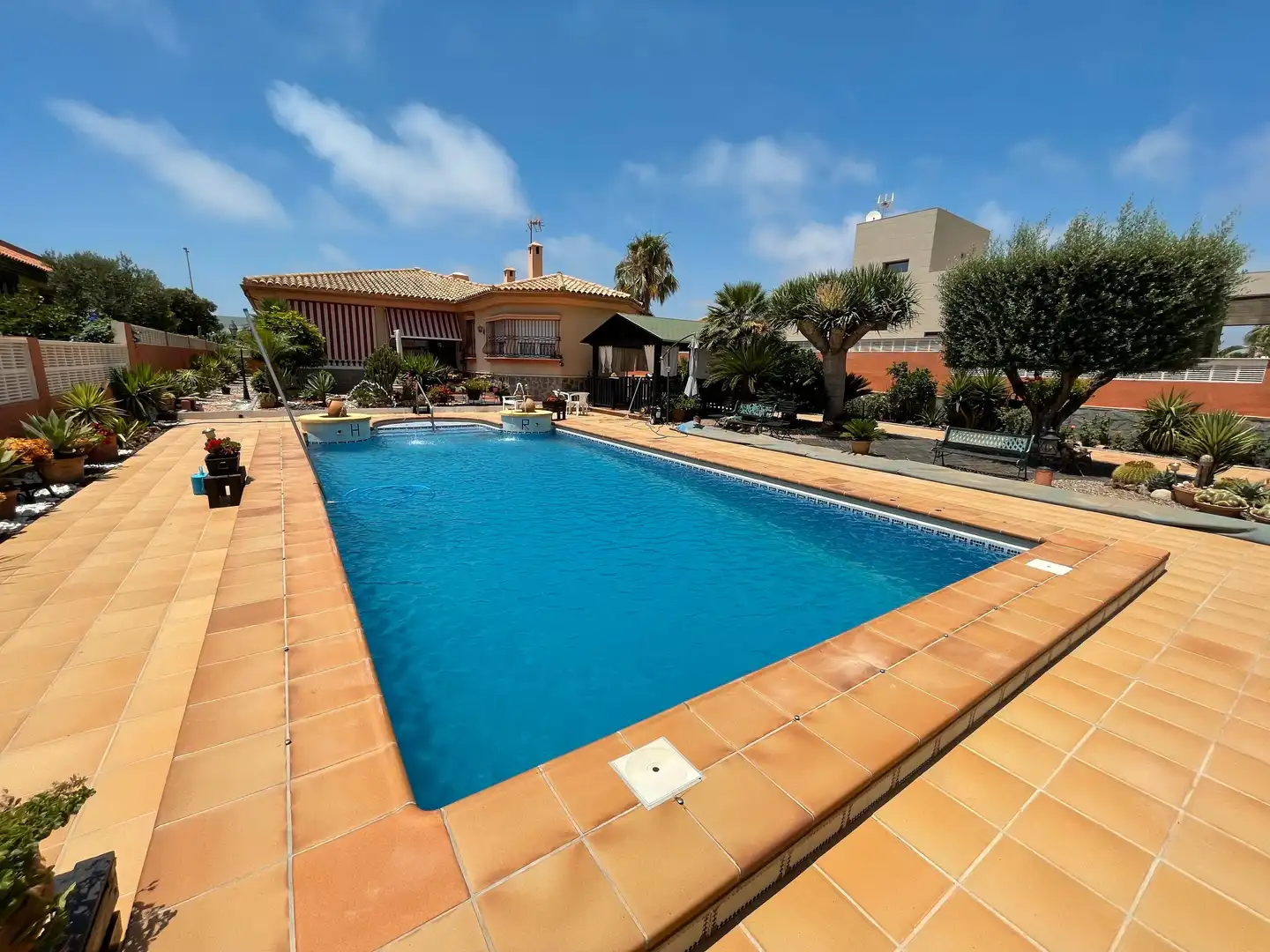 Swimming pool of Houses for sale in Almería  with Air Conditioner, Heating and Private garden