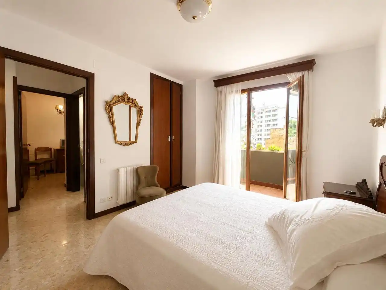 Schlafzimmer von Wohnung zum Verkauf in  Palma de Mallorca mit Heizung, Terrasse und Balkon