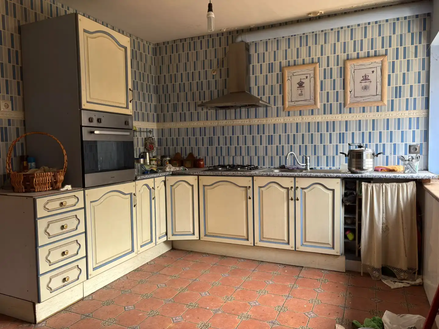 Cocina de Finca rústica en venta en Santovenia de la Valdoncina