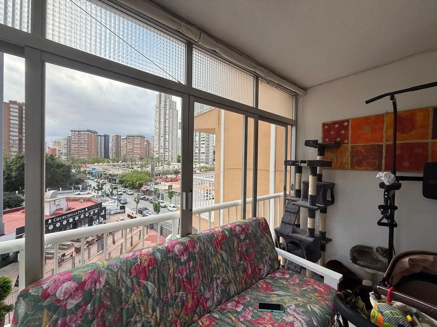 Terraza de Apartamento en venta en Benidorm con Terraza y Amueblado