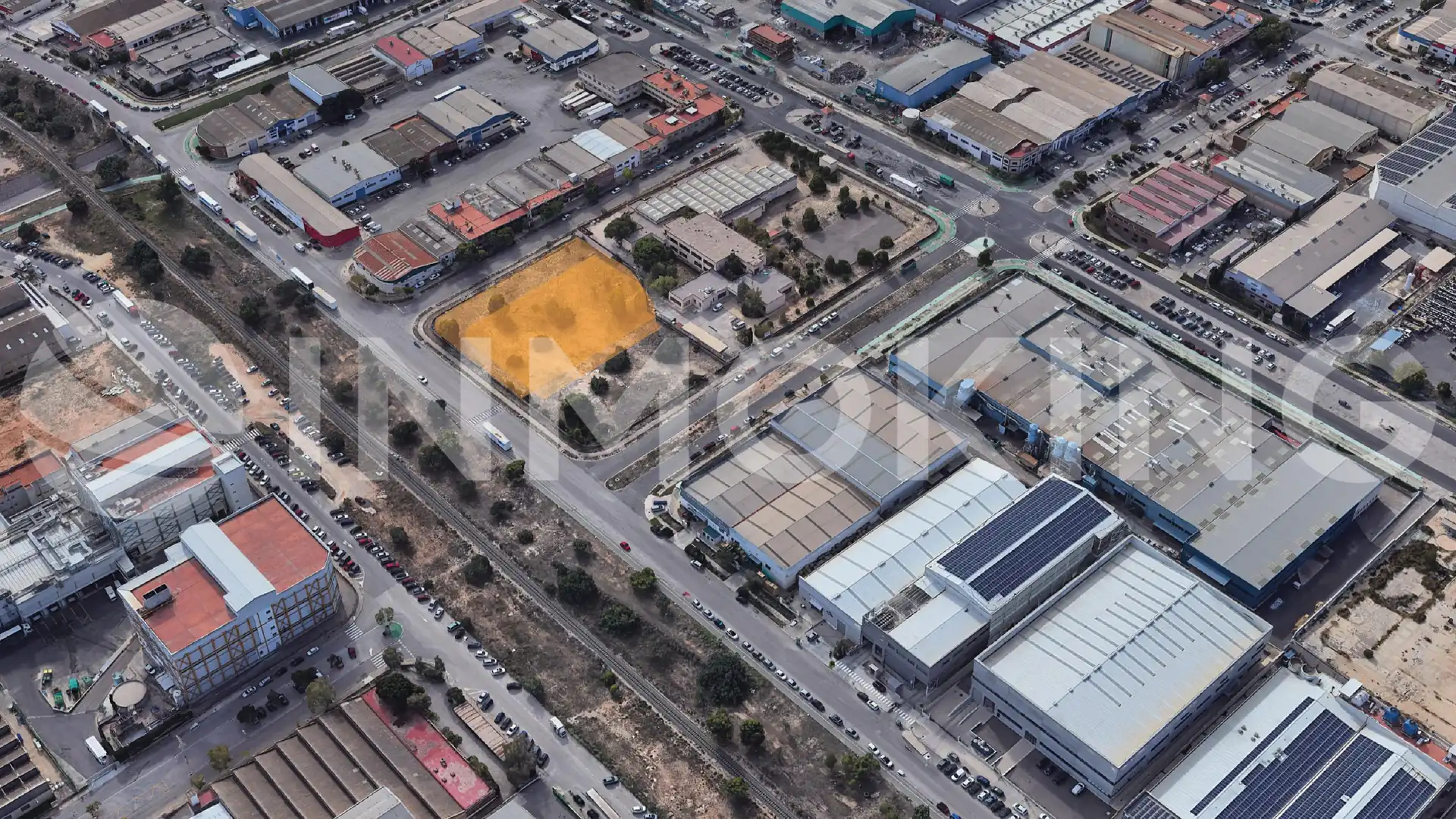 Vista exterior de Terreno industrial en venta en Paterna