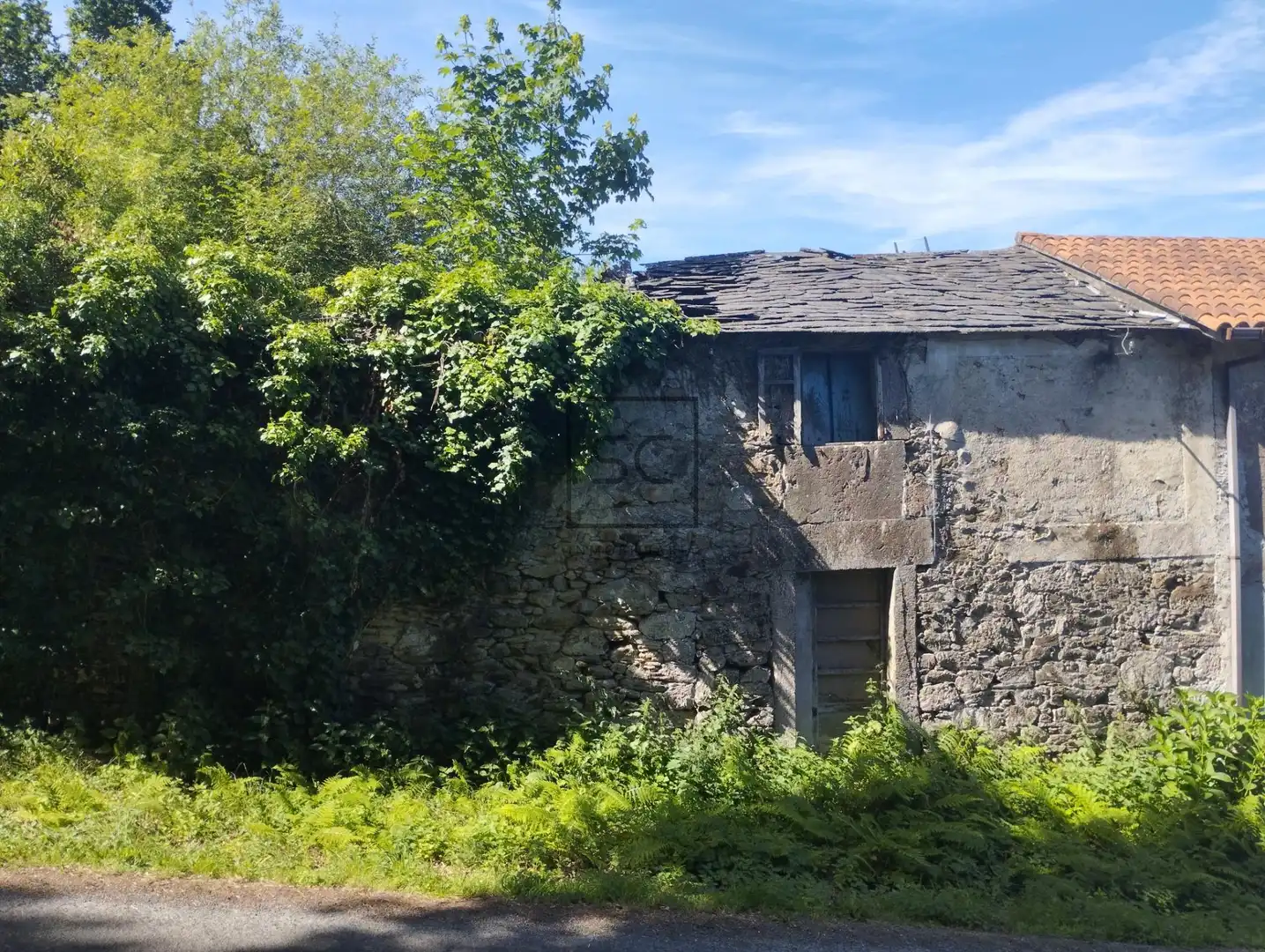 Vista exterior de Casa adosada en venta en San Sadurniño con Jardín privado