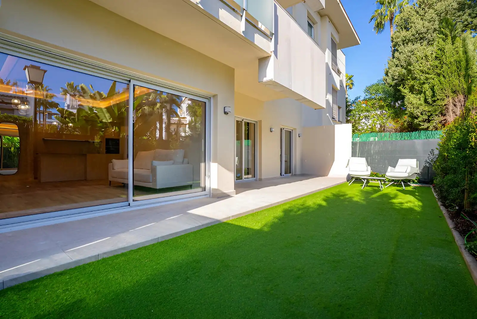Garden of Apartments for sale in Marbella  with Air Conditioner, Heating and Private garden