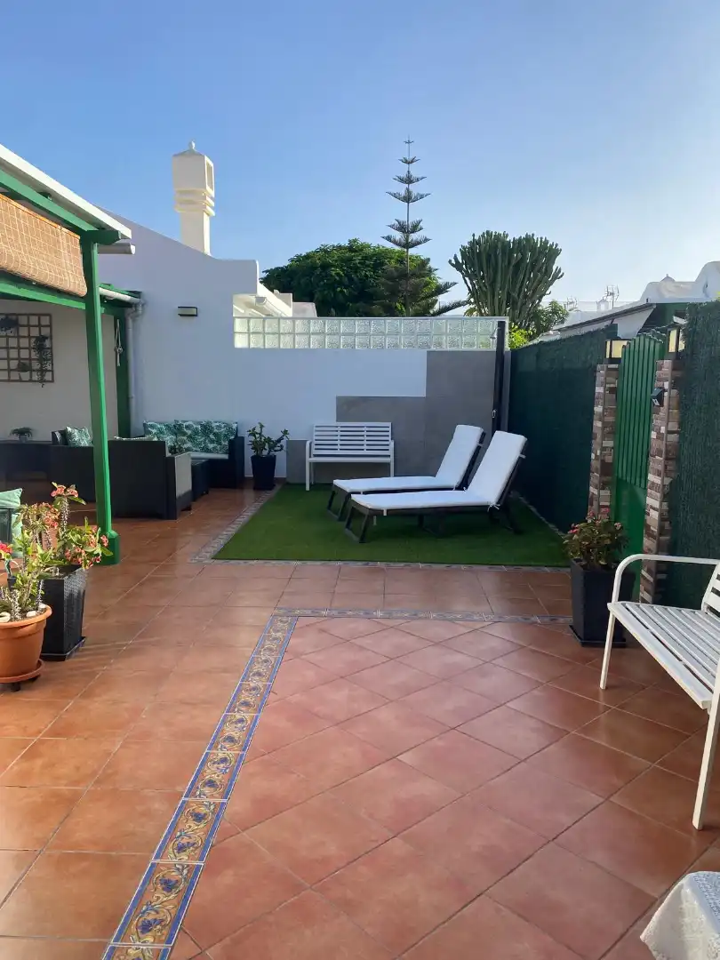 Terrace of Houses for rent in San Bartolomé de Tirajana  with Terrace, Furnished and Washing machine