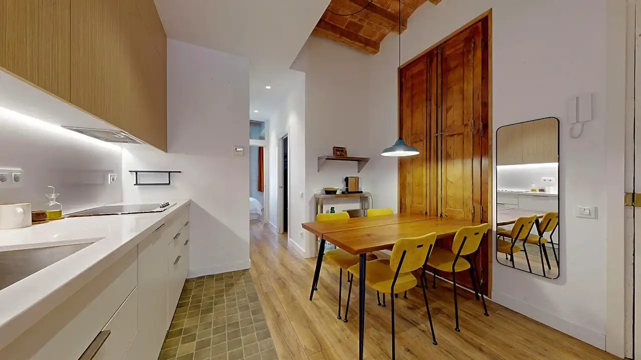 Cocina de Piso en venta en Barcelona con Aire acondicionado, Calefacción y Balcón