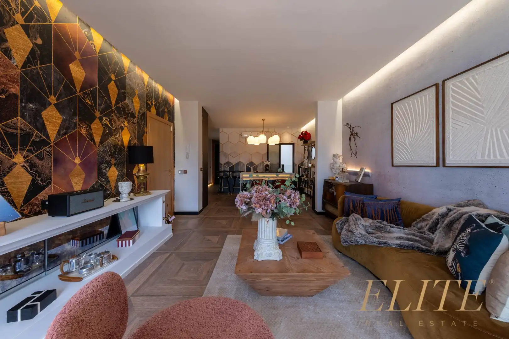 Sala de estar de Piso de alquiler en Las Palmas de Gran Canaria con Aire acondicionado, Calefacción y Parquet