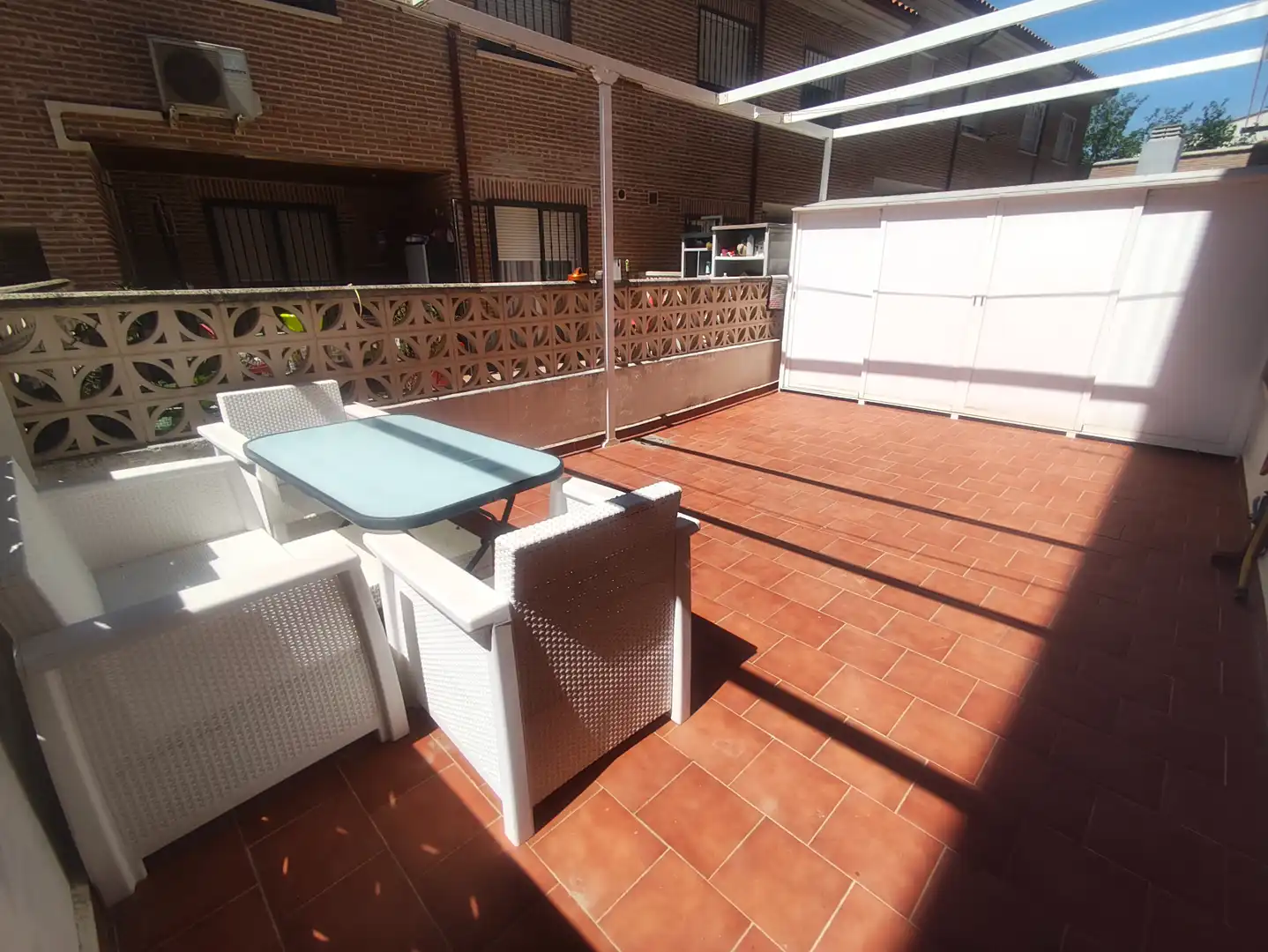 Terrace of Flat for rent in Valmojado  with Air Conditioner, Heating and Private garden