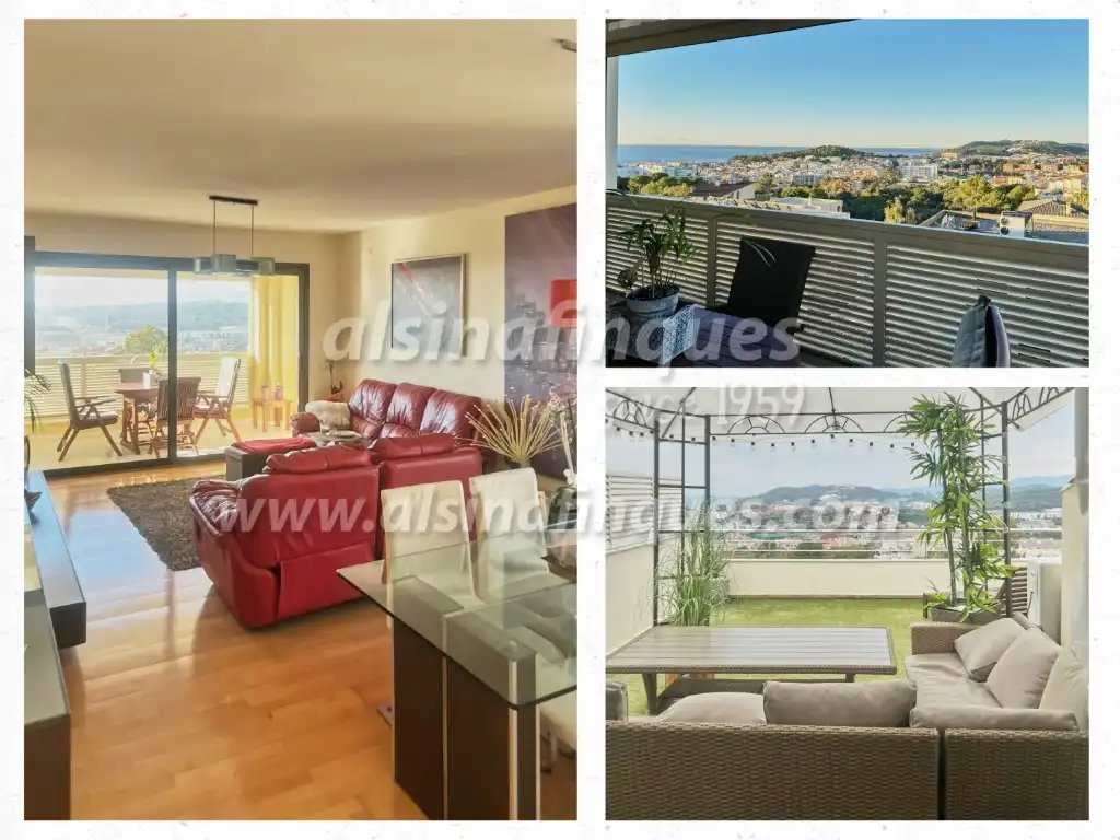 Terraza de Ático en venta en Lloret de Mar con Aire acondicionado, Jardín privado y Terraza