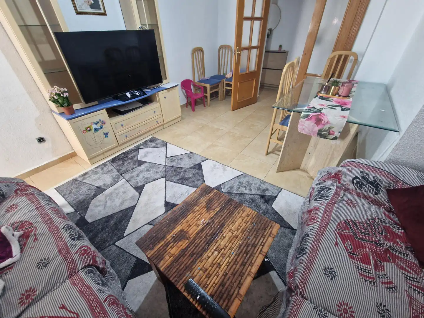 Sala de estar de Piso en venta en Águilas con Amueblado y Balcón