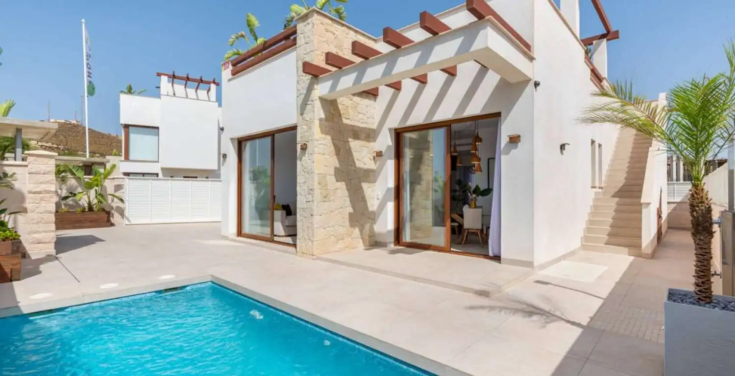 Swimming pool of Houses for sale in Vera  with Air Conditioner, Terrace and Swimming Pool