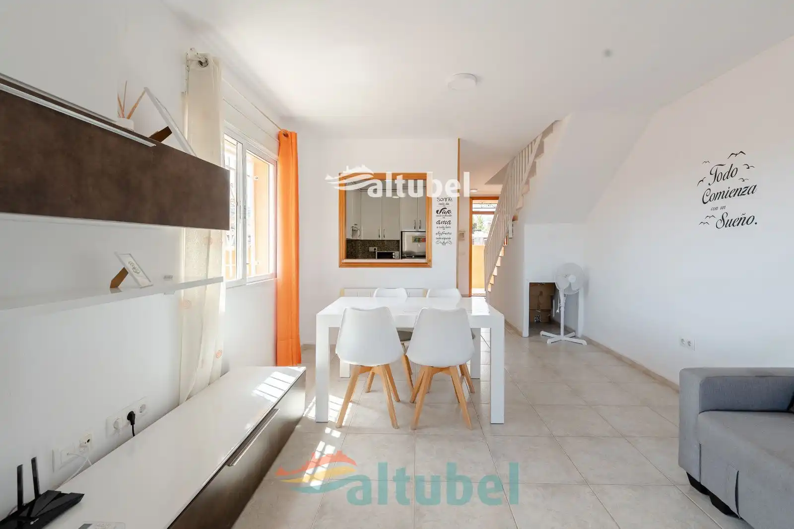 Dining room of Houses for sale in Peñíscola / Peníscola  with Air Conditioner, Terrace and Swimming Pool