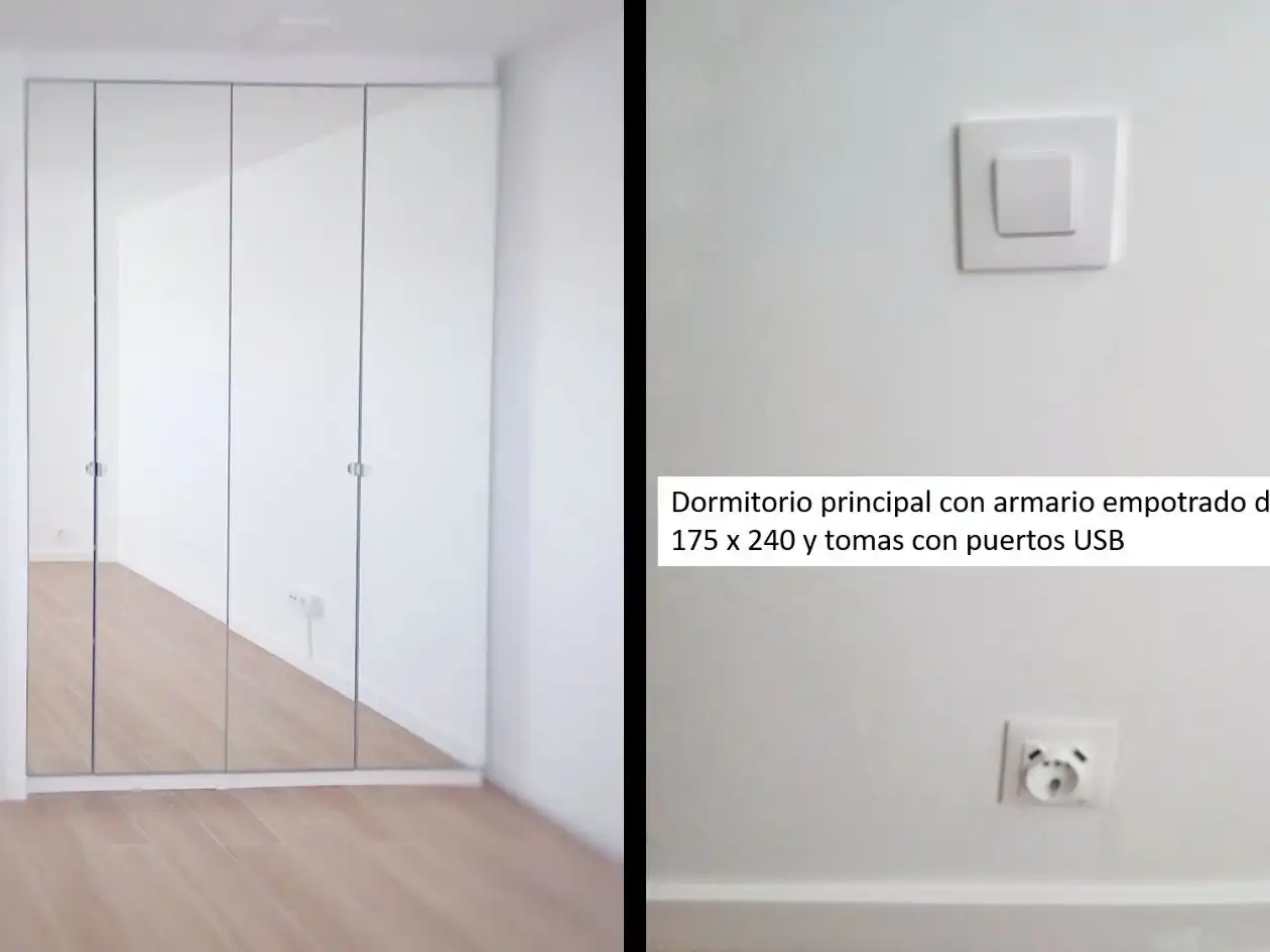 Schlafzimmer von Wohnung zur Miete in  Madrid Capital
