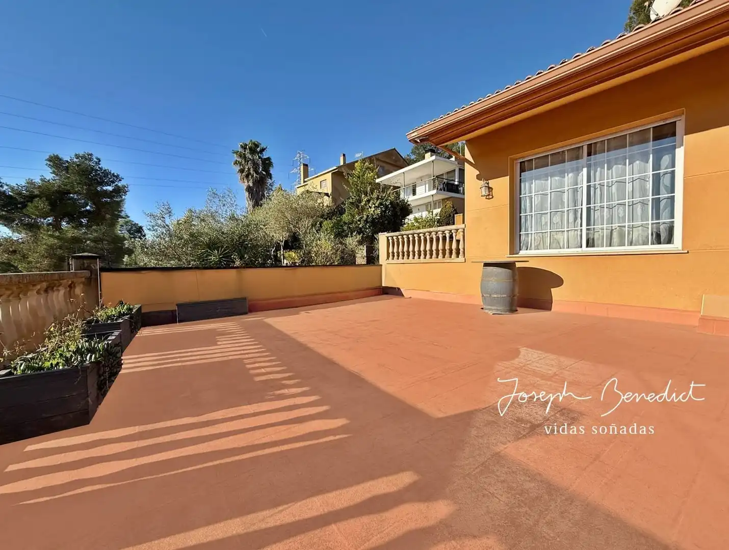 Exterior view of Houses for sale in Begues  with Air Conditioner, Heating and Private garden