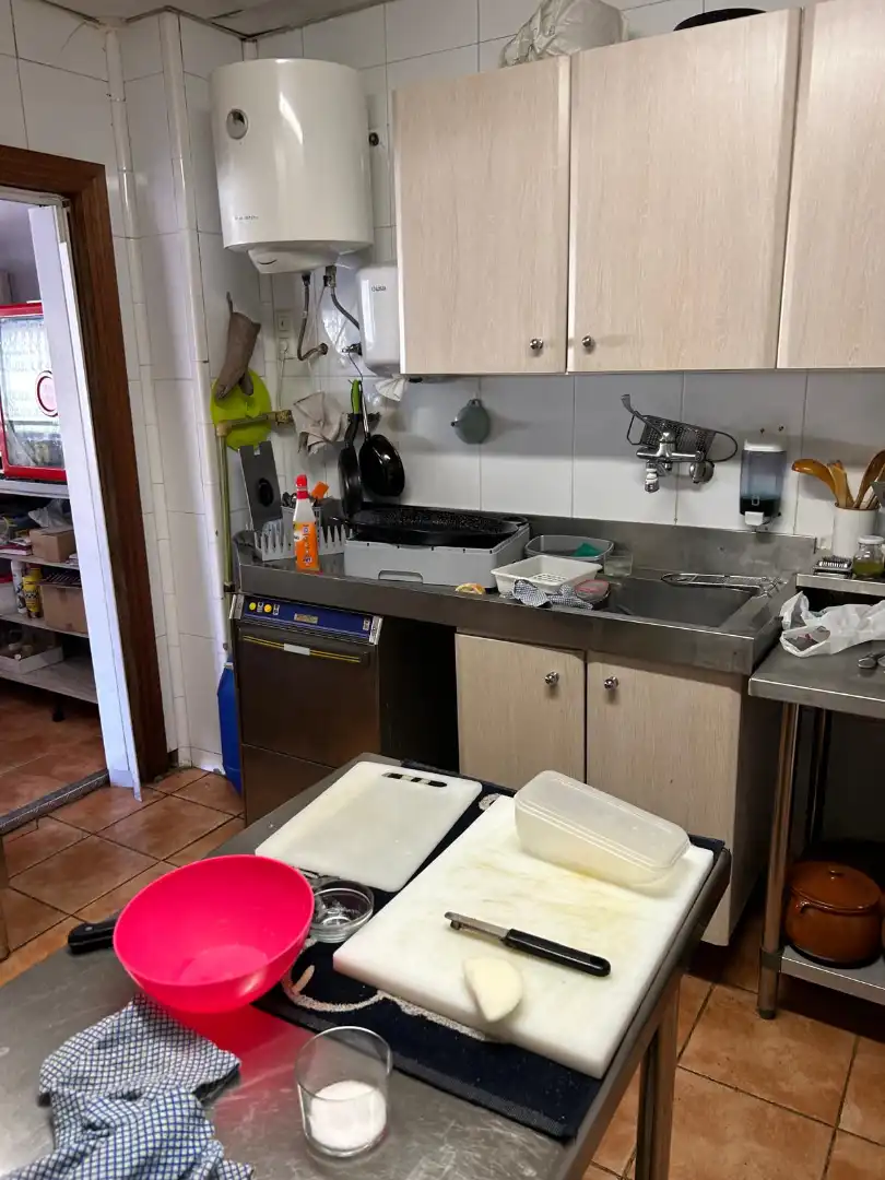 Cocina de Local en traspaso en Zaragoza con Aire acondicionado, Amueblado y Internet