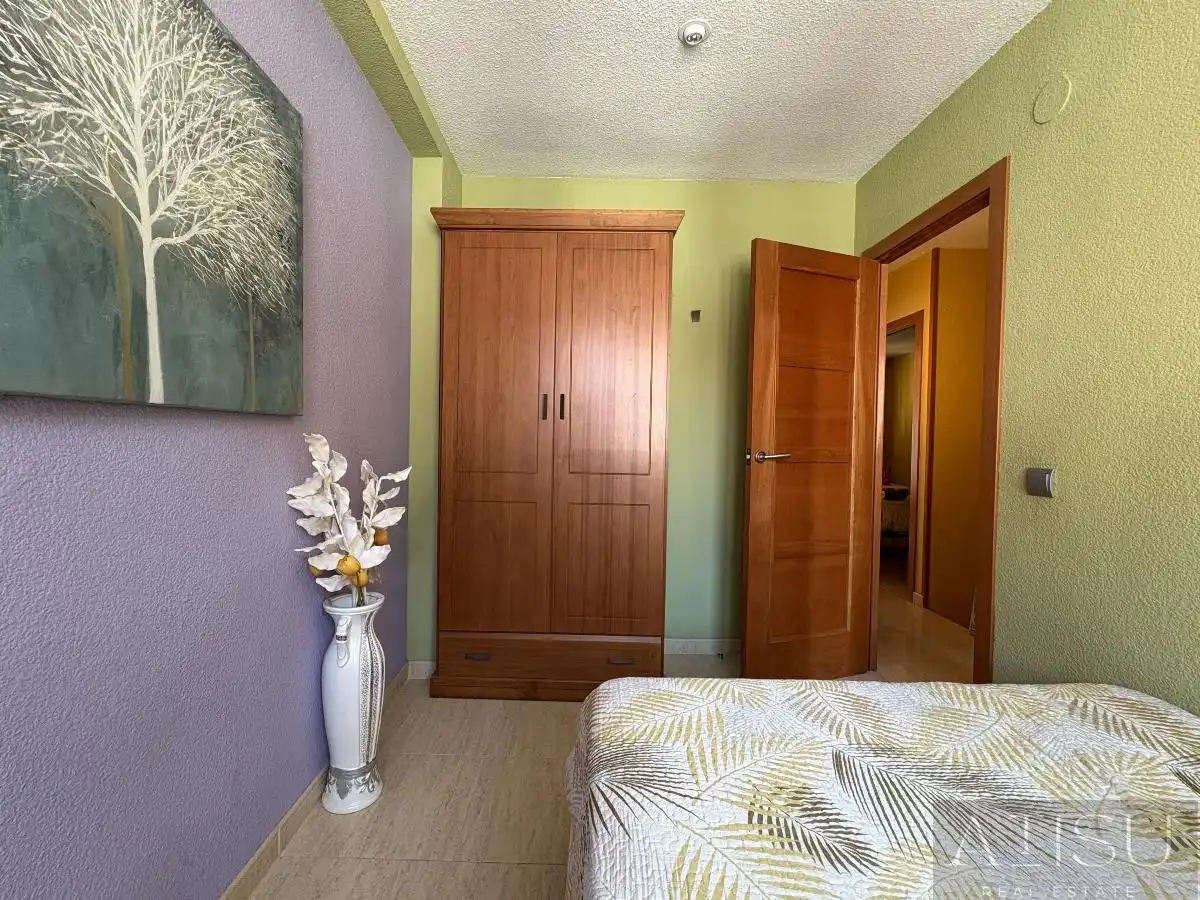 Schlafzimmer von Einfamilien-Reihenhaus zur Miete in El Campello mit Klimaanlage, Heizung und Abstellraum