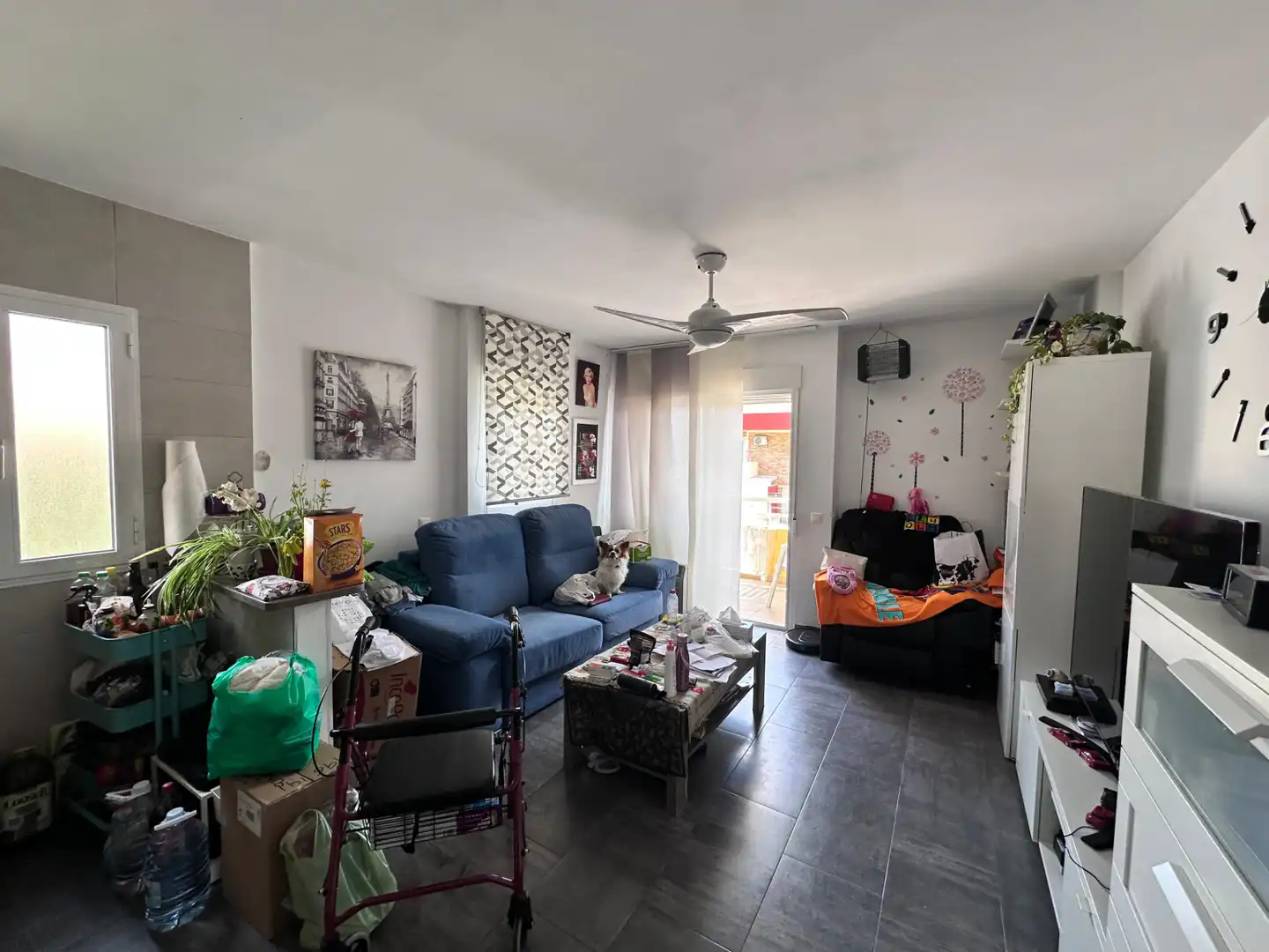 Sala de estar de Apartamento en venta en Benalmádena con Aire acondicionado, Terraza y Amueblado