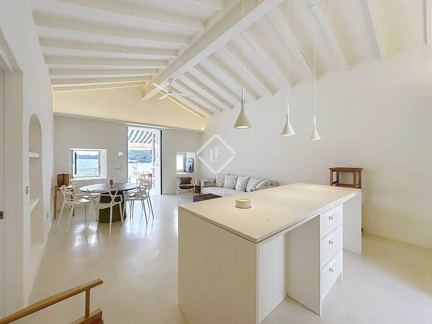 Sala de estar de Casa o chalet en venta en Maó - Mahón con Aire acondicionado, Calefacción y Terraza