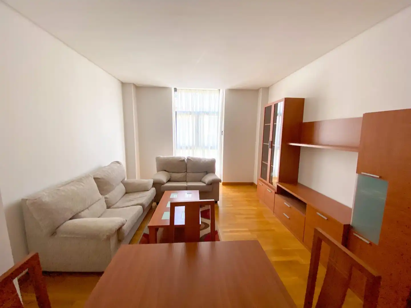 Wohnzimmer von Wohnung zur Miete in Madrid mit Klimaanlage, Heizung und Parkett