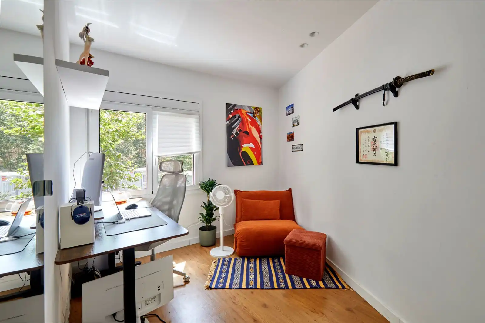 Sala d'estar de Apartament en venda en Barcelona amb Aire condicionat, Calefacció i Parquet