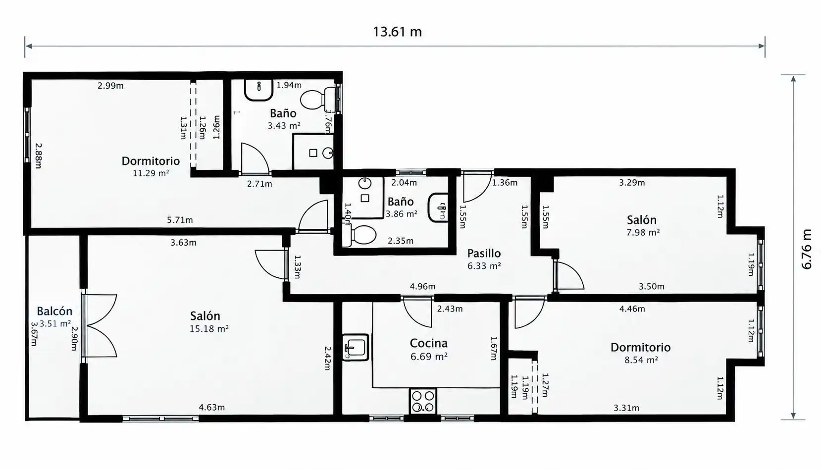 Flat with lift for sale in Severiano Ballesteros, imagen 14