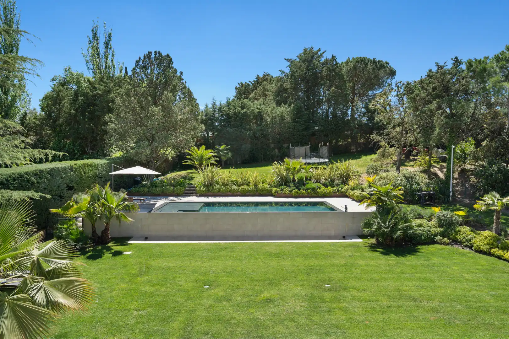 Piscina de Casa o chalet en venta en Las Rozas de Madrid con Aire acondicionado, Calefacción y Jardín privado