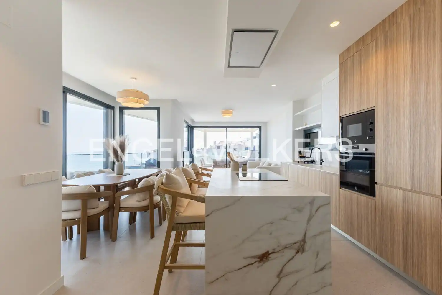 Cocina de Ático en venta en Dénia con Aire acondicionado, Calefacción y Jardín privado