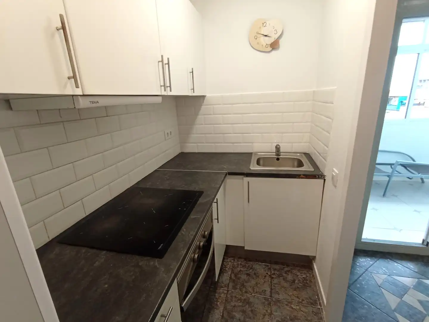 Cuina de Pis en venda en Mataró amb Parquet, Terrassa i Forn