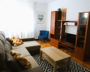 Living room of Flat to rent in  Pamplona / Iruña  with Heating, Parquet flooring and Terrace