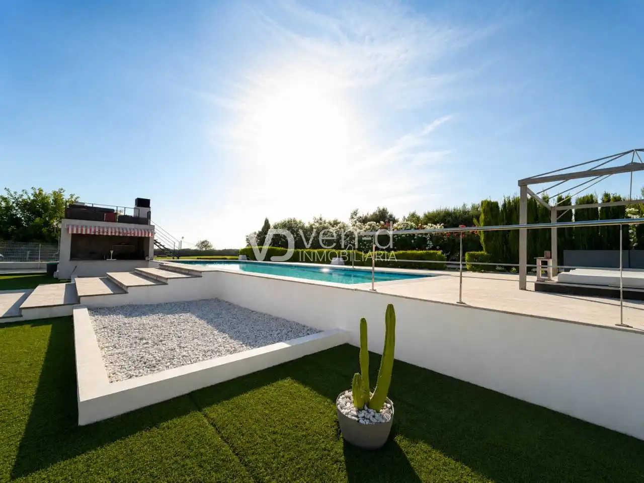 Piscina de Casa o chalet de alquiler en Enguera con Aire acondicionado, Calefacción y Jardín privado