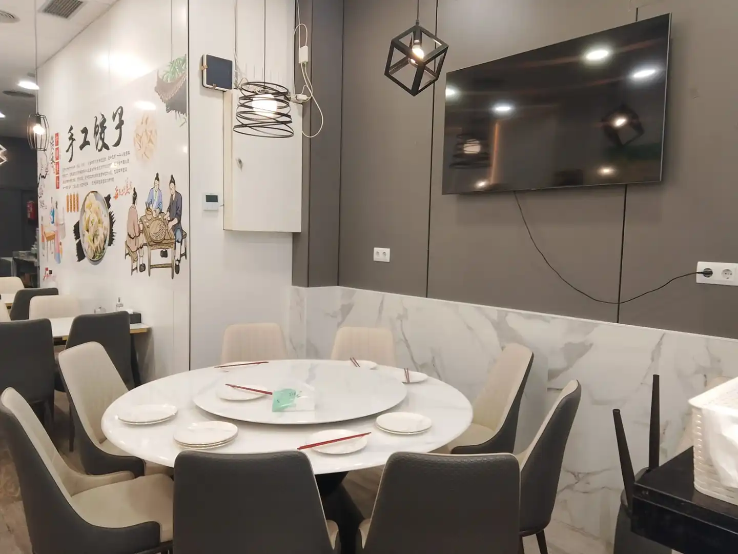 Comedor de Local en traspaso en Barcelona con Aire acondicionado, Amueblado y Alarma