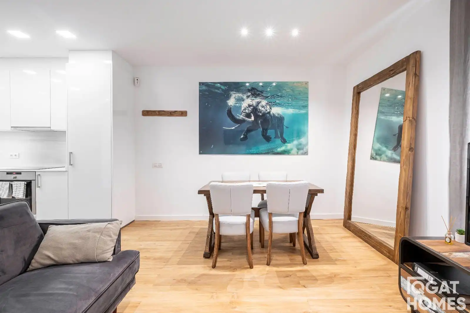 Esszimmer von Wohnung zur Miete in Rubí mit Klimaanlage und Möbliert