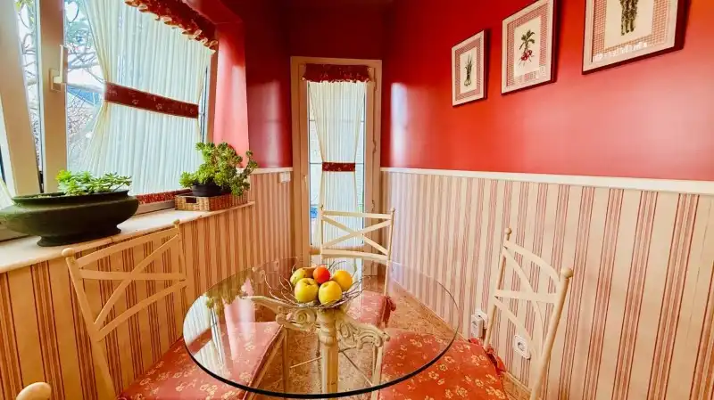 Dining room of Houses for sale in El Espinar  with Heating, Private garden and Terrace