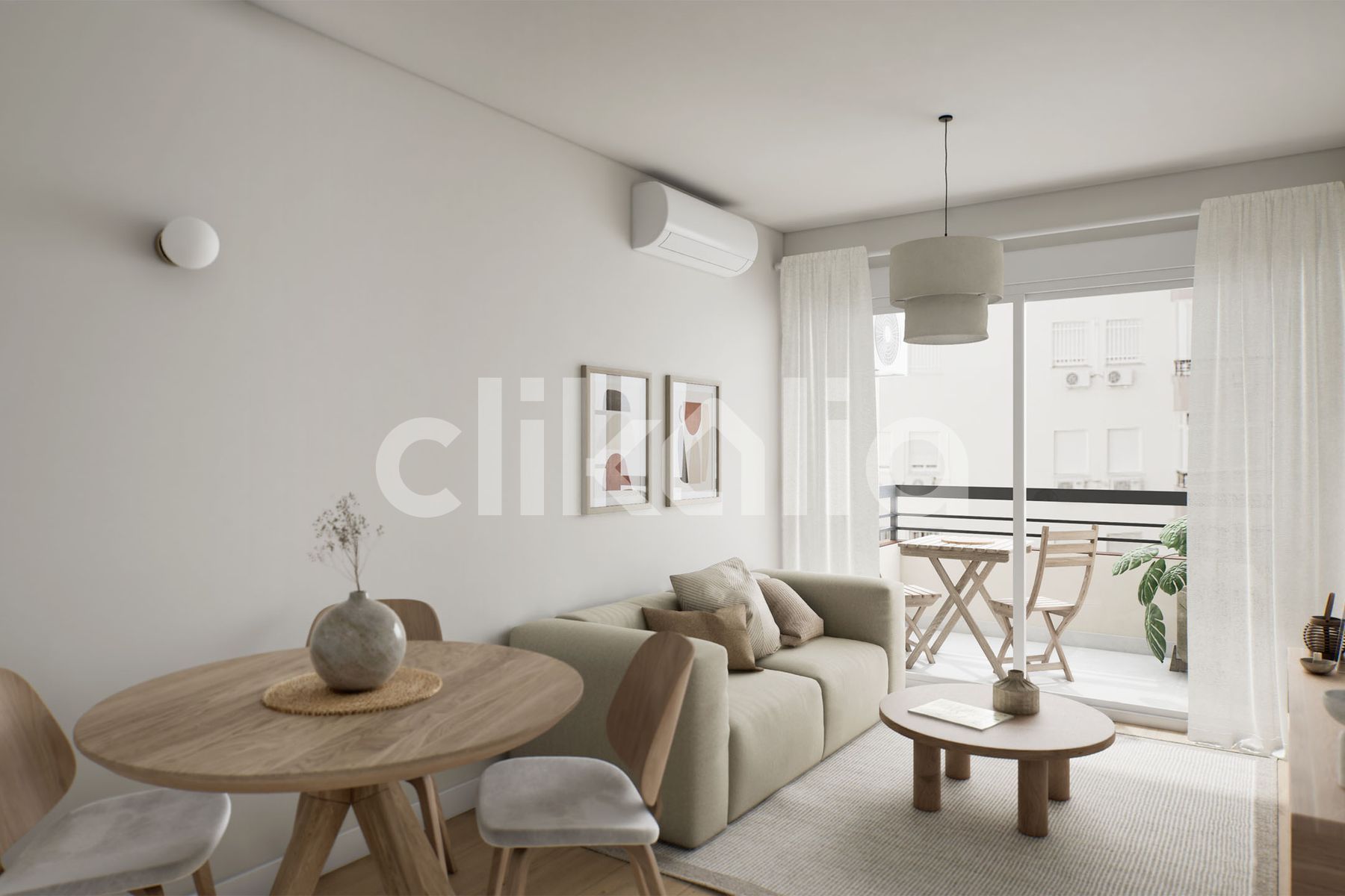 Living room of Flat for sale in  Sevilla Capital  with Air Conditioner and Terrace