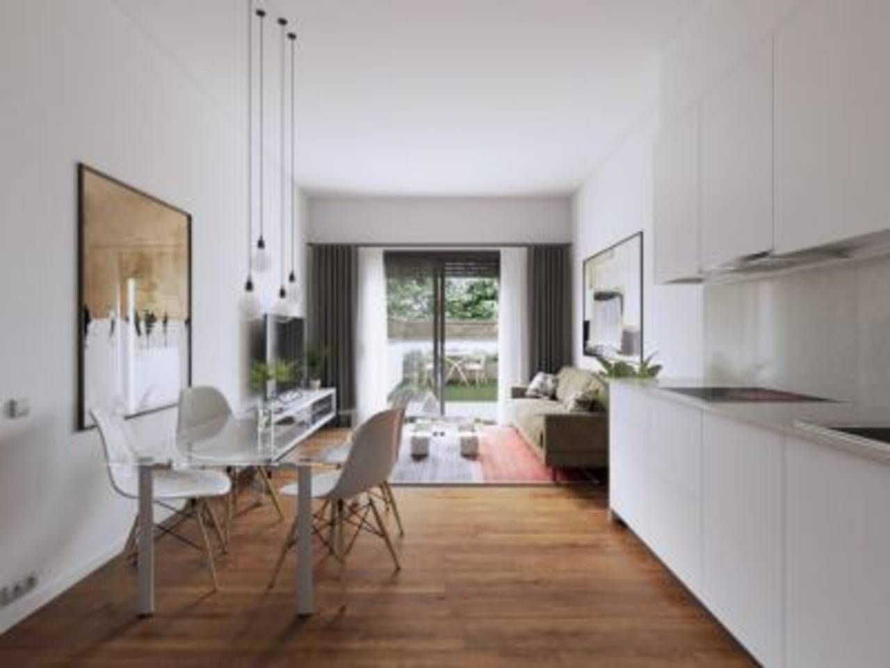 Sala d'estar de Pis en venda en Cornellà de Llobregat