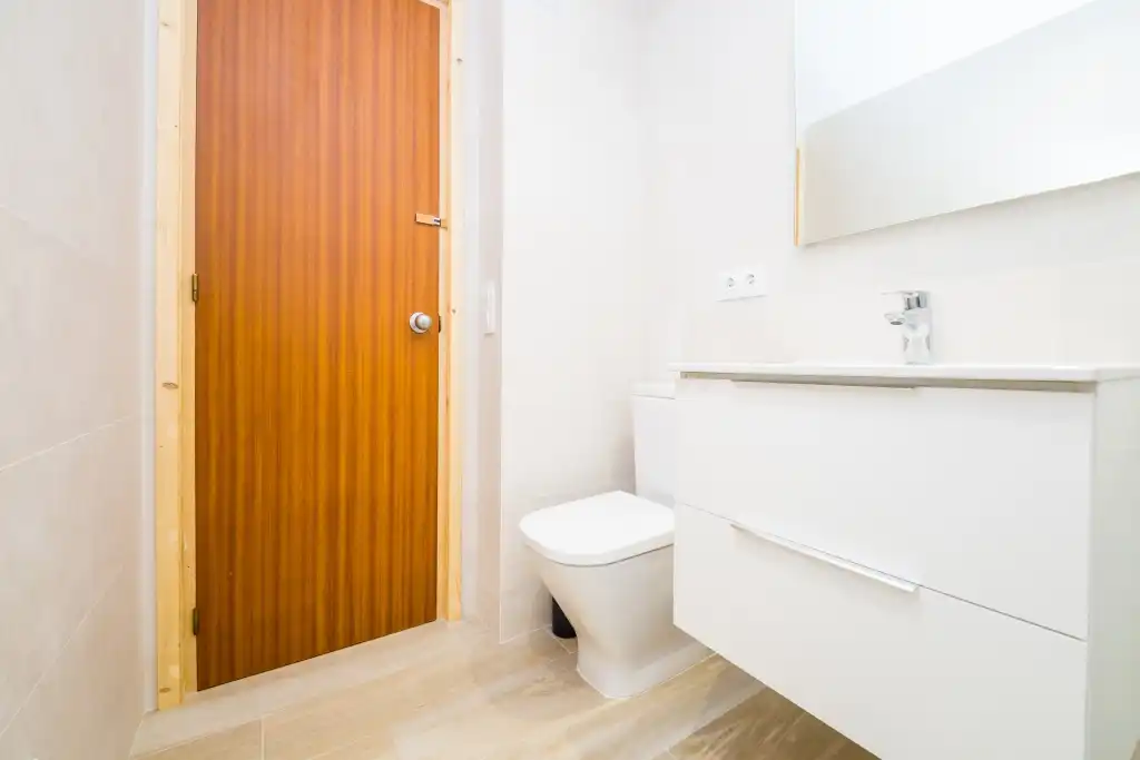 Bany de Apartament en venda en Castell d'Aro, Platja d'Aro i s'Agaró amb Calefacció, Terrassa i Moblat