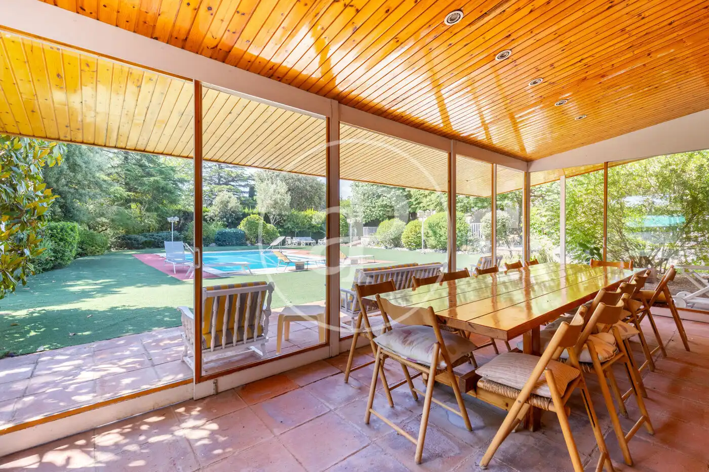 Terrassa de Casa o xalet en venda en Matadepera amb Aire condicionat, Calefacció i Jardí privat