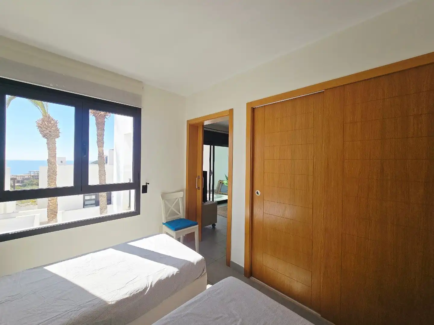 Schlafzimmer von Wohnung zum Verkauf in Mojácar mit Klimaanlage, Terrasse und Schwimmbad