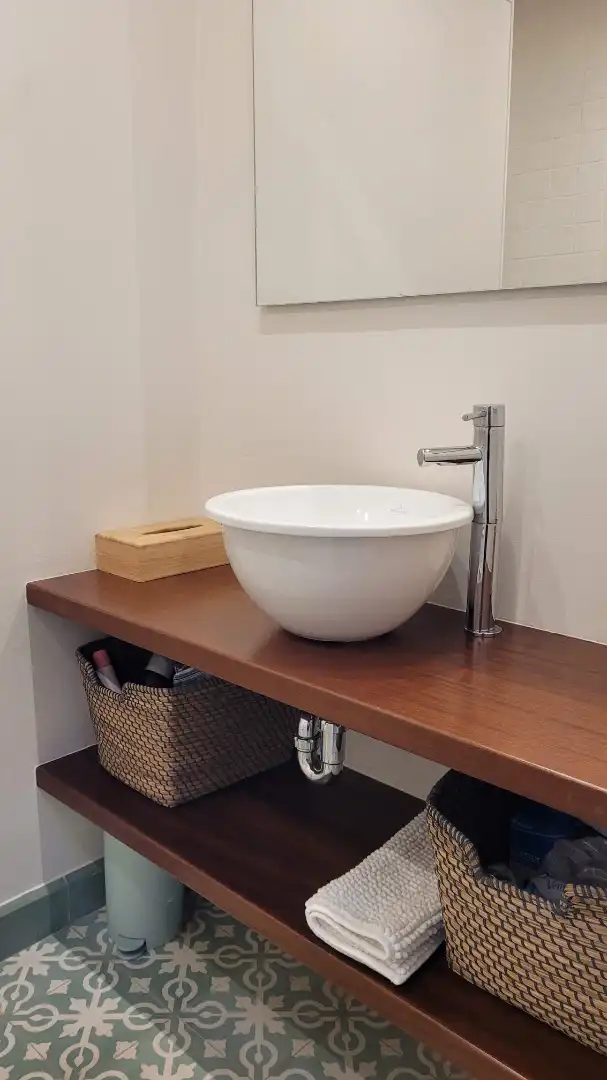 Baño de Casa adosada en venta en Sant Feliu de Guíxols con Calefacción, Terraza y Amueblado