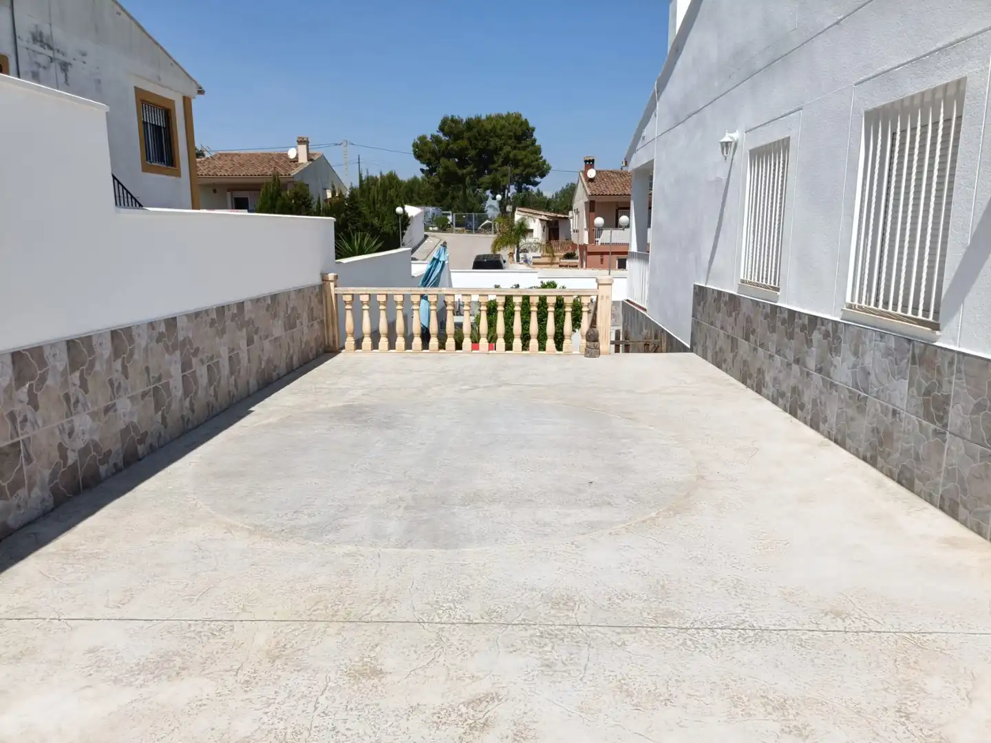 Terrassa de Casa adosada de lloguer en Montserrat amb Calefacció, Jardí privat i Parquet