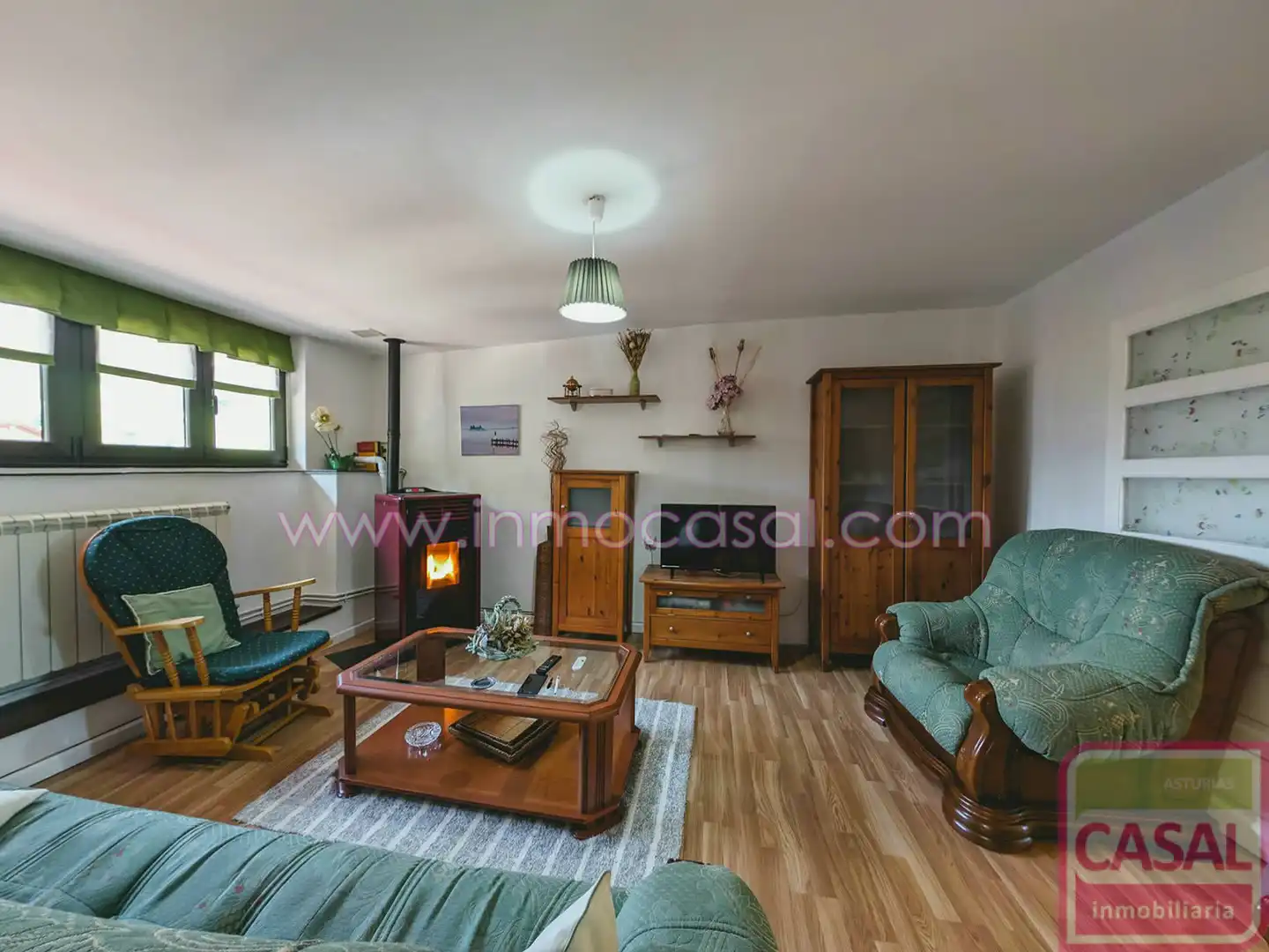 Wohnzimmer von Wohnung zum Verkauf in Mieres (Asturias) mit Heizung und Möbliert