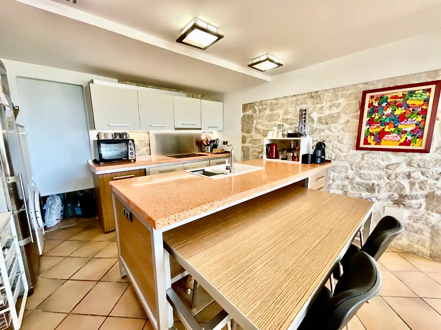 Küche von Wohnung zum Verkauf in Alicante / Alacant mit Klimaanlage und Terrasse
