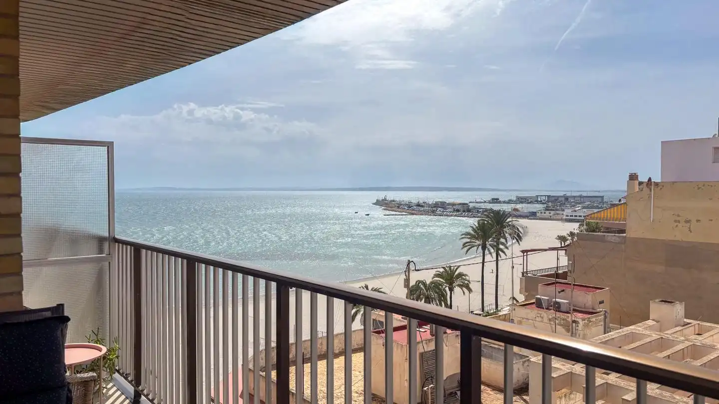 Terrasse von Wohnung zum Verkauf in Santa Pola mit Klimaanlage und Terrasse
