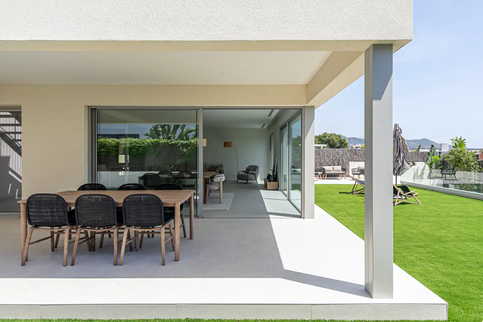 Terrasse von Haus oder Chalet zum Verkauf in Sitges mit Klimaanlage, Heizung und Privatgarten